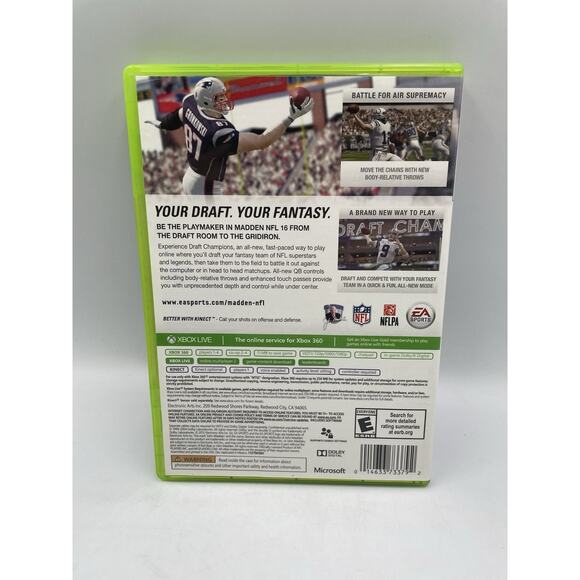 Copied - Madden NFL 16 (Xbox 360, 2015) Tested Working - Fast Ship - Picture 2 of 5